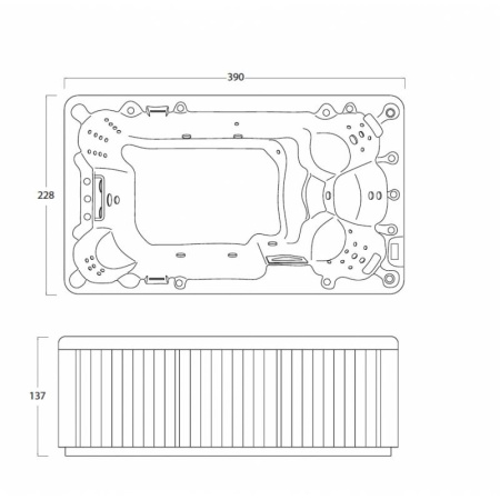 Спа бассейн Treesse Antibes
